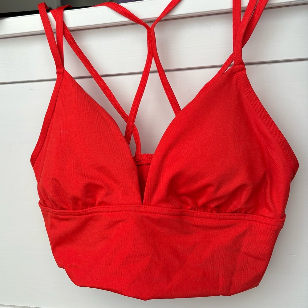 Pink Swim Active Top - Red, Medium